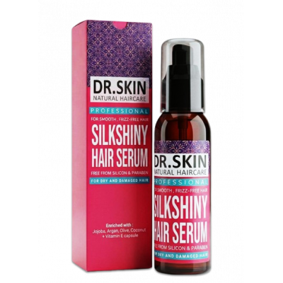 DR SKIN NATURAL HAIRCARE PROFESSIONAL SILKSHINY HAIR SERUM FOR DRY & DAMAGED HAIR